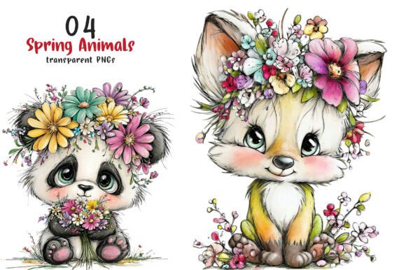 Bringing Life to Designs: The Versatility of Whimsical Spring Animals Clipart