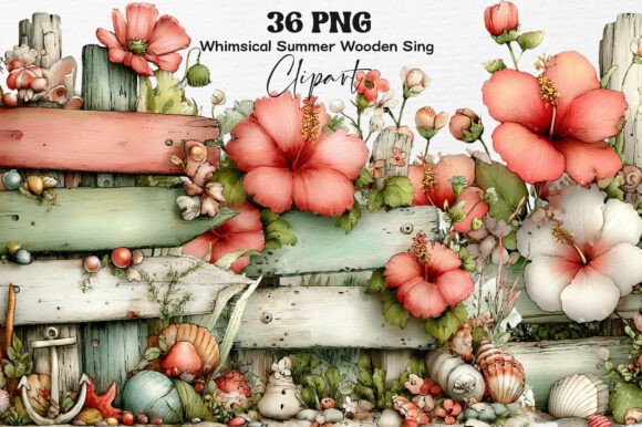 Evaluating Whimsical Summer Wooden Sing Clipart for Creative Projects