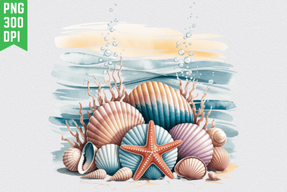 Gorgeous Sea Shells Clipart: The Ultimate Resource for Coastal Creators