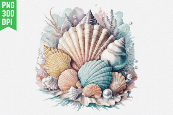 Ocean Seashell Bouquet Clipart: A Strategic Asset for Coastal Branding and Design