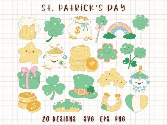 St Patricks Day SVG Lucky Clover Clipart: A Guide to Festive Digital Design