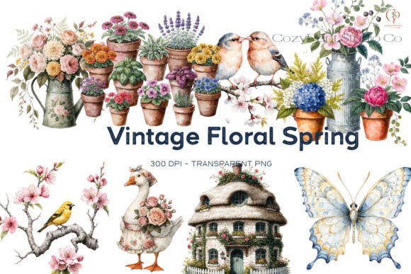 Vintage Floral Spring: A Guide to Authentic Digital Assets